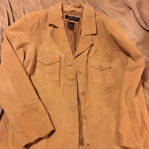 Lane Bryant suede jacket